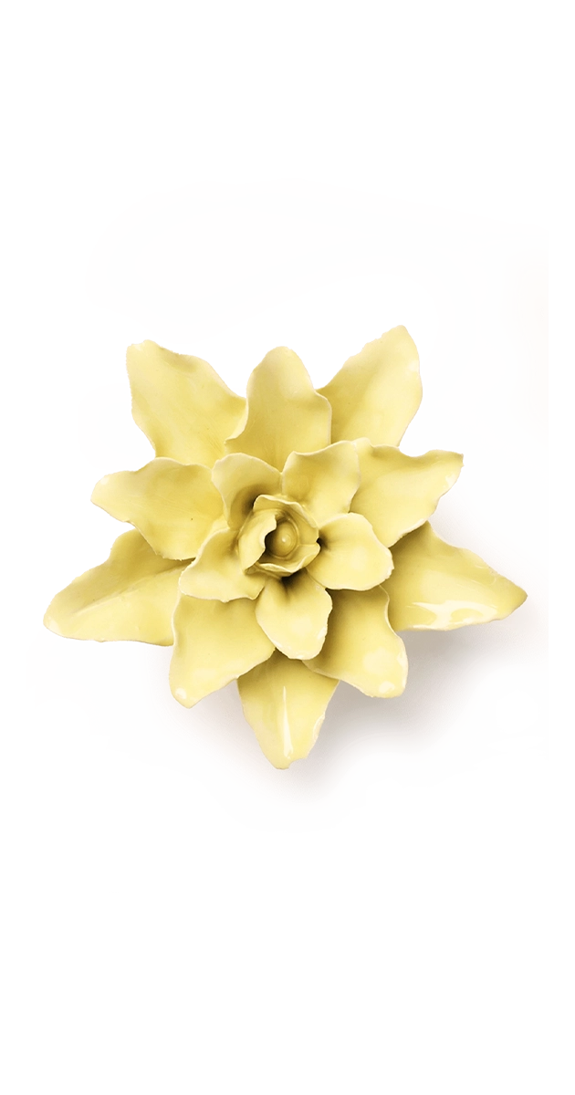 Lime Yellow - Tiger Lily - handmade by Chive Studio Toronto