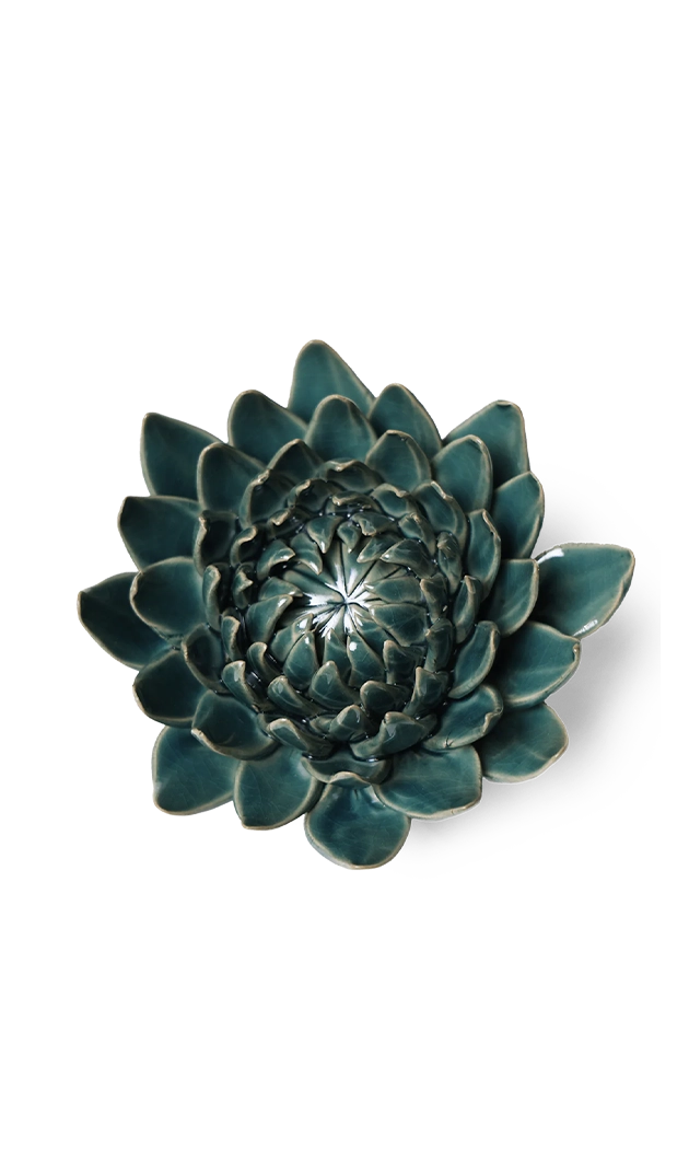 Green - Dahlia - handmade by Chive Studio Toronto