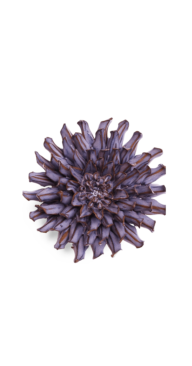 Violet Blue - Fleur De Lis - Mum - Ivory - Rose - handmade by Chive Studio Toronto