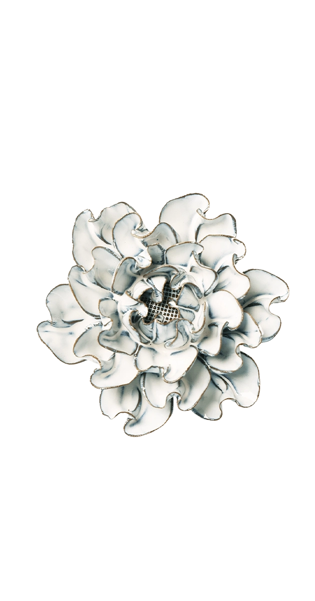 Blue White - Large Hawthorn - handmade by Chive Studio Toronto