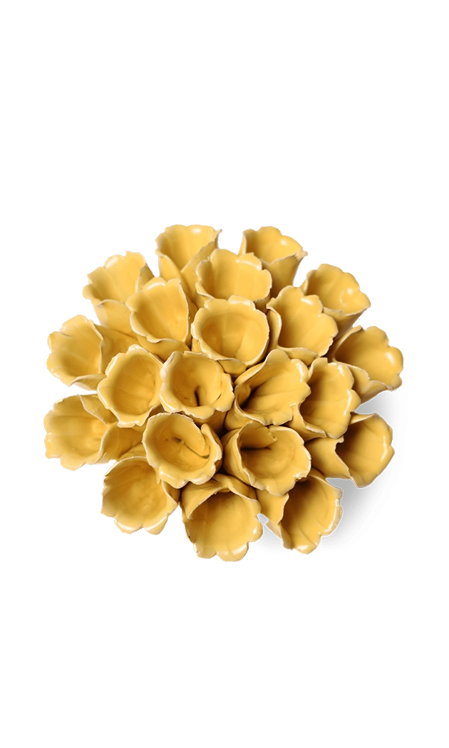Yellow - Medium Polyp - handmade by Chive Studio Toronto