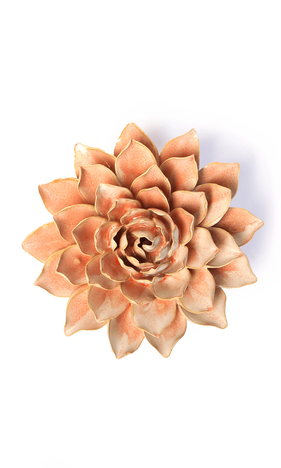 Peach Pink Madonna Azalea - France Collection - handmade by Chive Studio Toronto