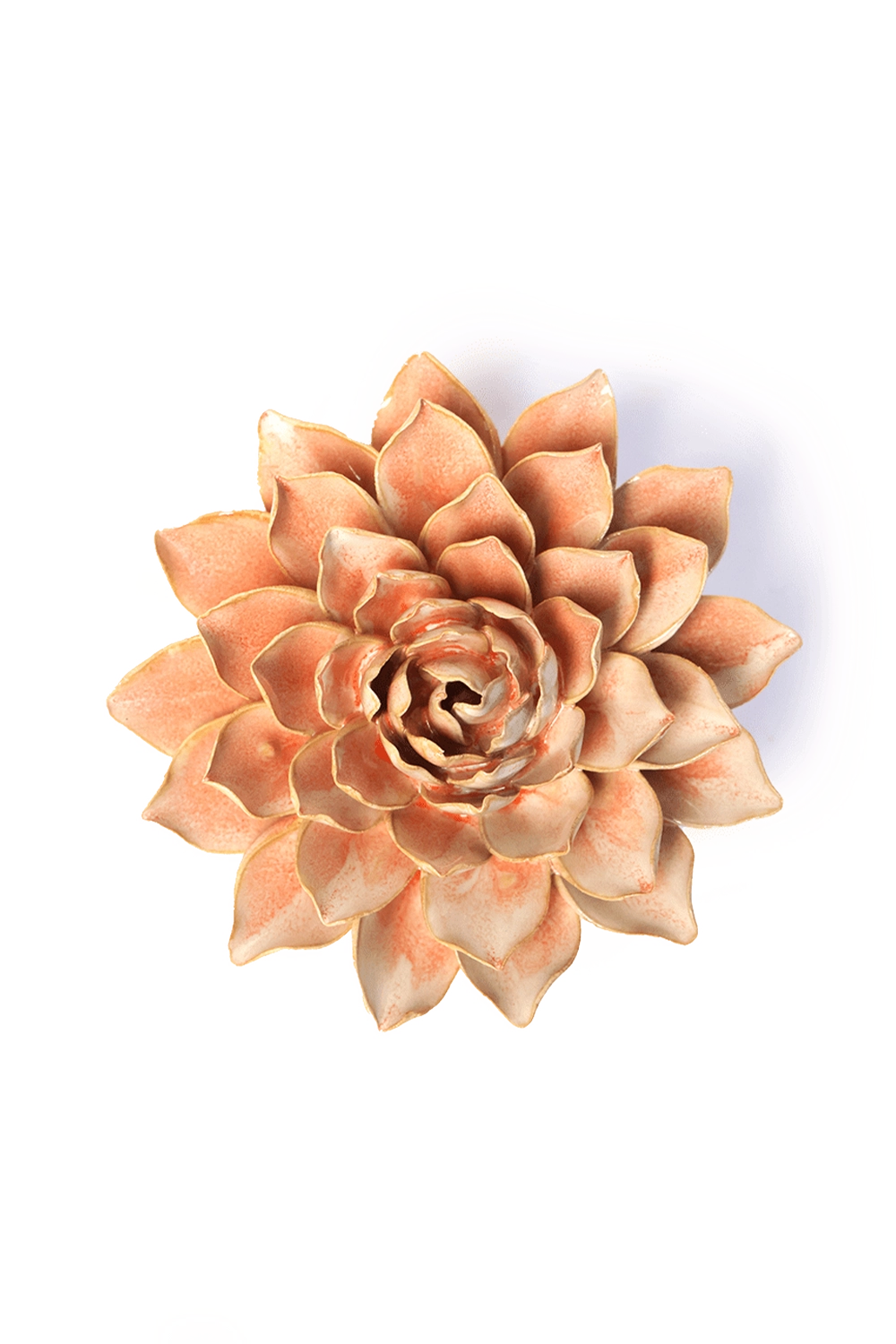 Peach Pink Madonna Azalea - France Collection - handmade by Chive Studio Toronto