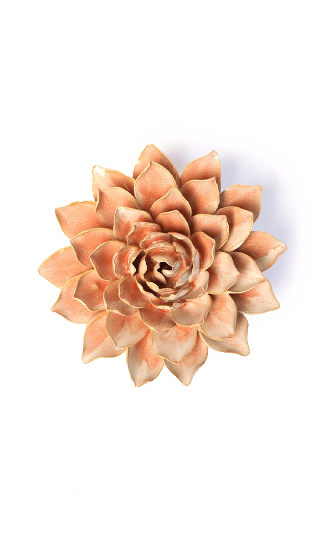 Peach Pink - Madonna Azalea - handmade by Chive Studio Toronto