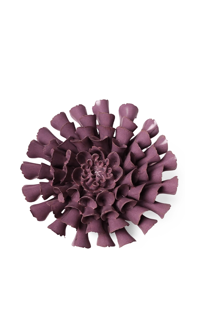 Violet Blue - Cornel Dahlia - handmade by Chive Studio Toronto