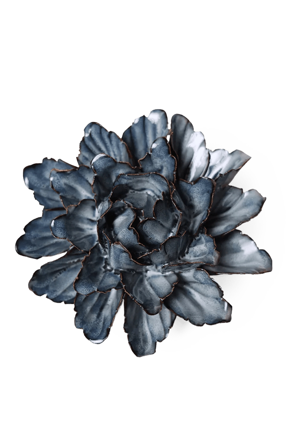 Navy Sorbet Peony - Japan Collection - handmade by Chive Studio Toronto
