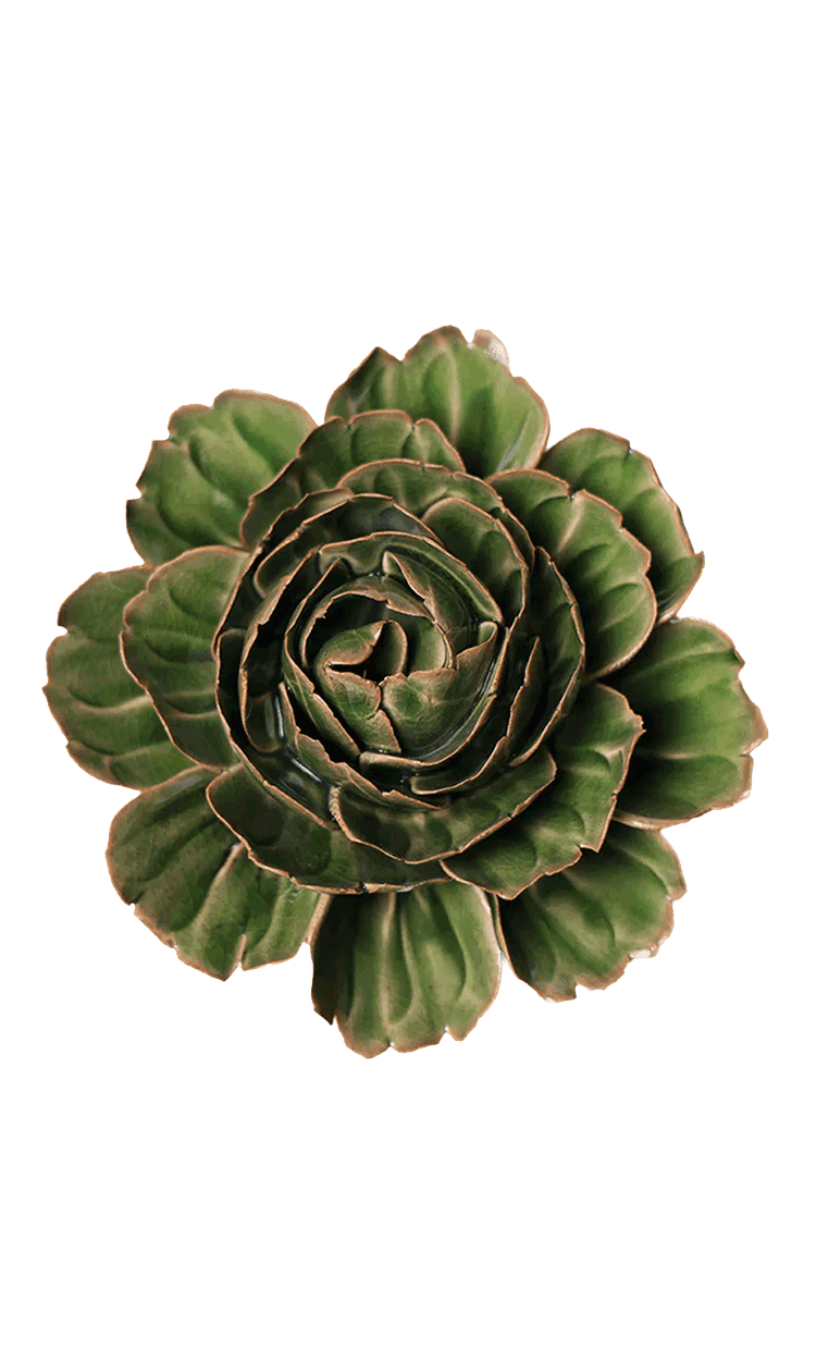 Avocado Green - Rozella Peony - handmade by Chive Studio Toronto