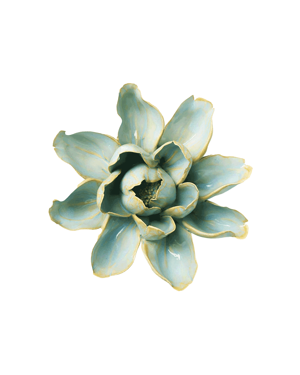 Robin's Egg Blue Aurora Water Lily - handmade by Chive Studio Toronto