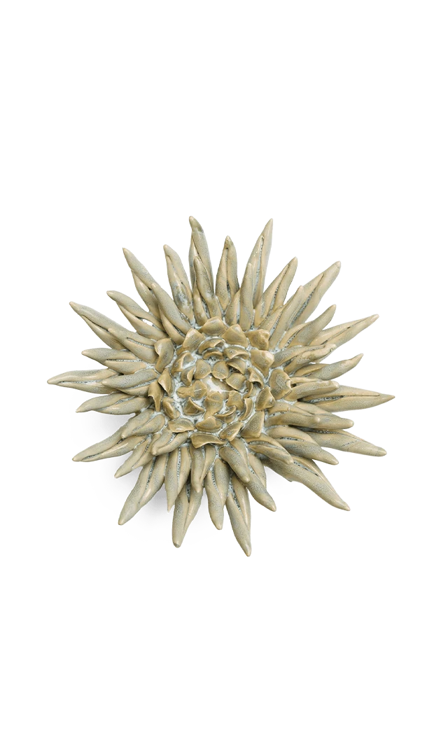 Green - Flower - handmade by Chive Studio Toronto