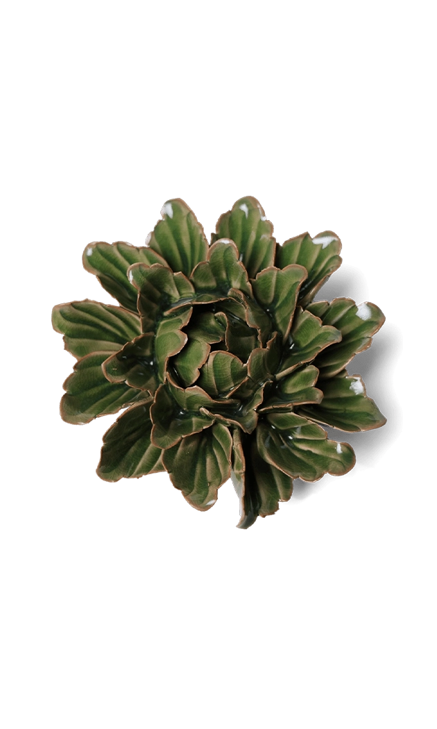 Avocado Green - Sorbet Peony - handmade by Chive Studio Toronto
