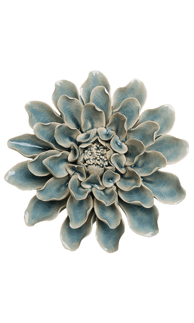 Powder Blue - Aphrodite Dahlia - handmade by Chive Studio Toronto
