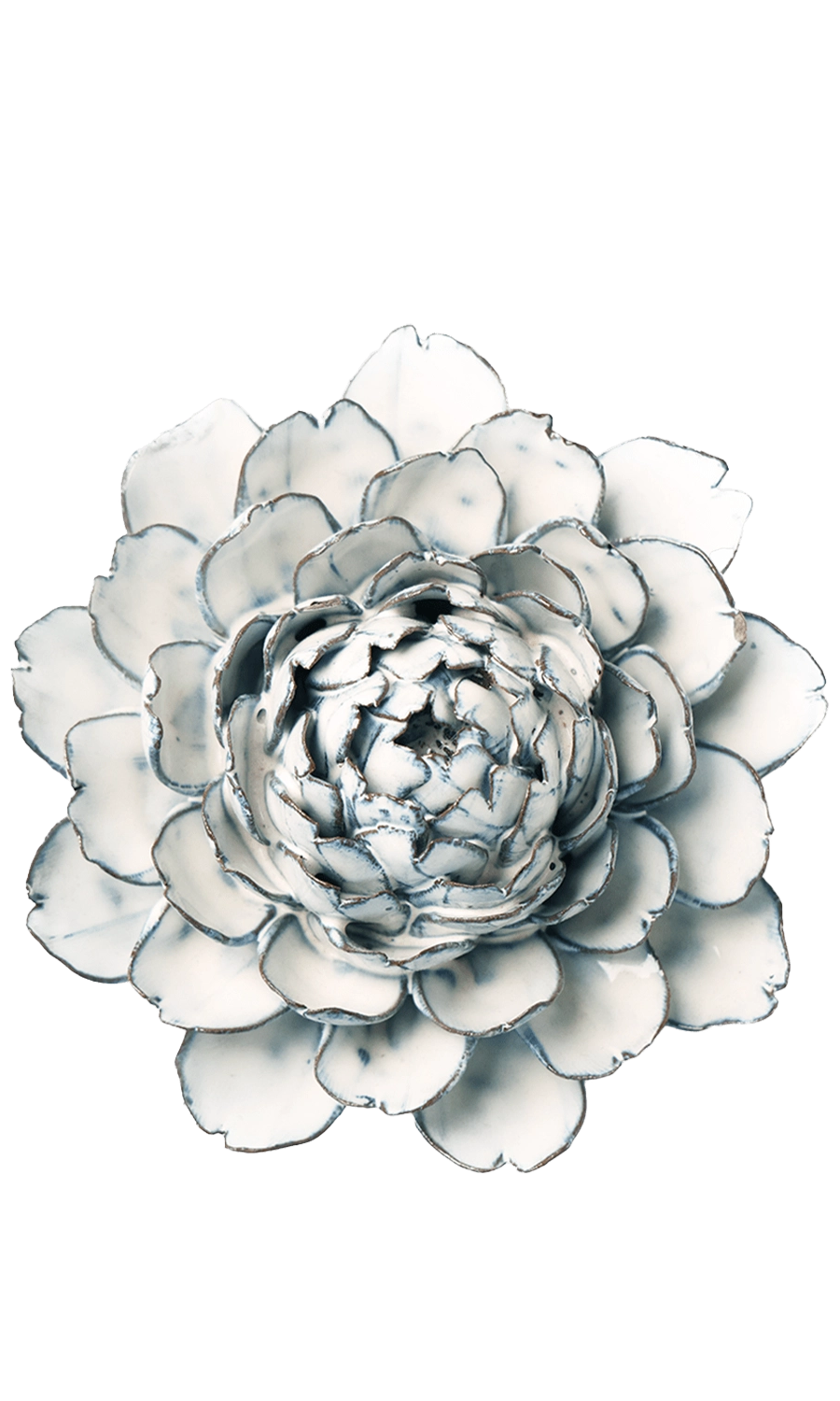 Blue White Hermione Peony - Coastal Collection - handmade by Chive Studio Toronto
