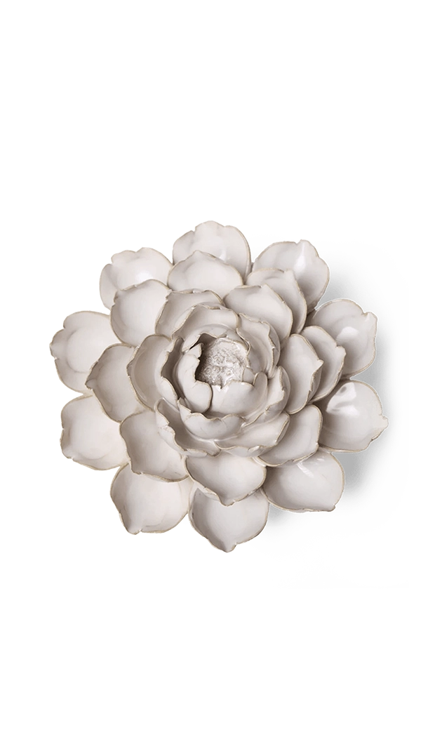 Ivory - Empire Cabbage Flower - handmade by Chive Studio Toronto