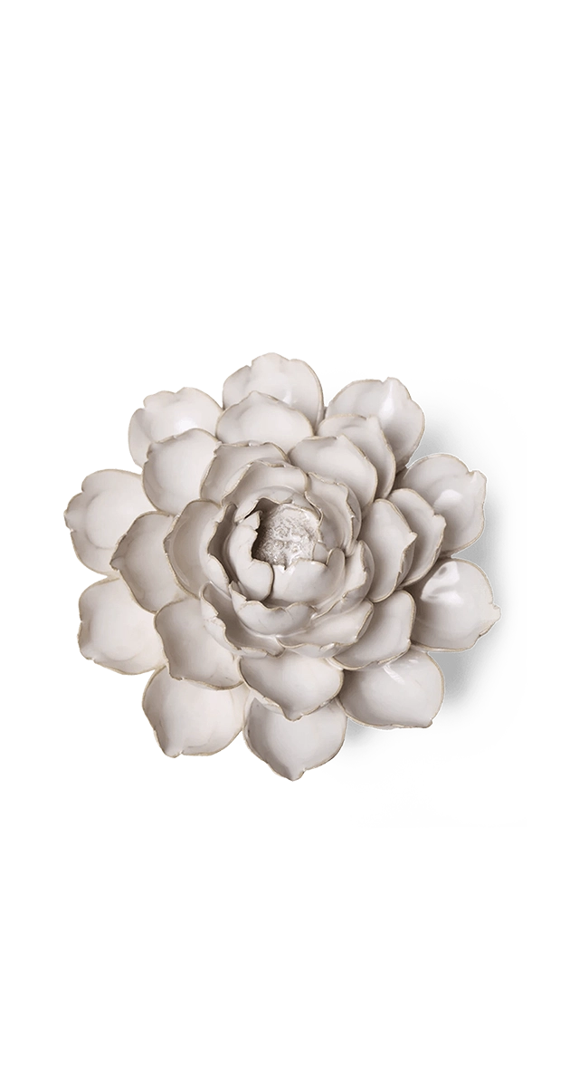 Ivory - Empire Cabbage Flower - handmade by Chive Studio Toronto