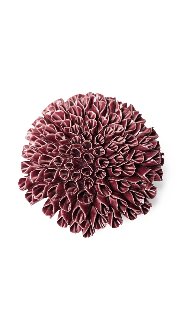 Purple - Large Anemone - handmade by Chive Studio Toronto