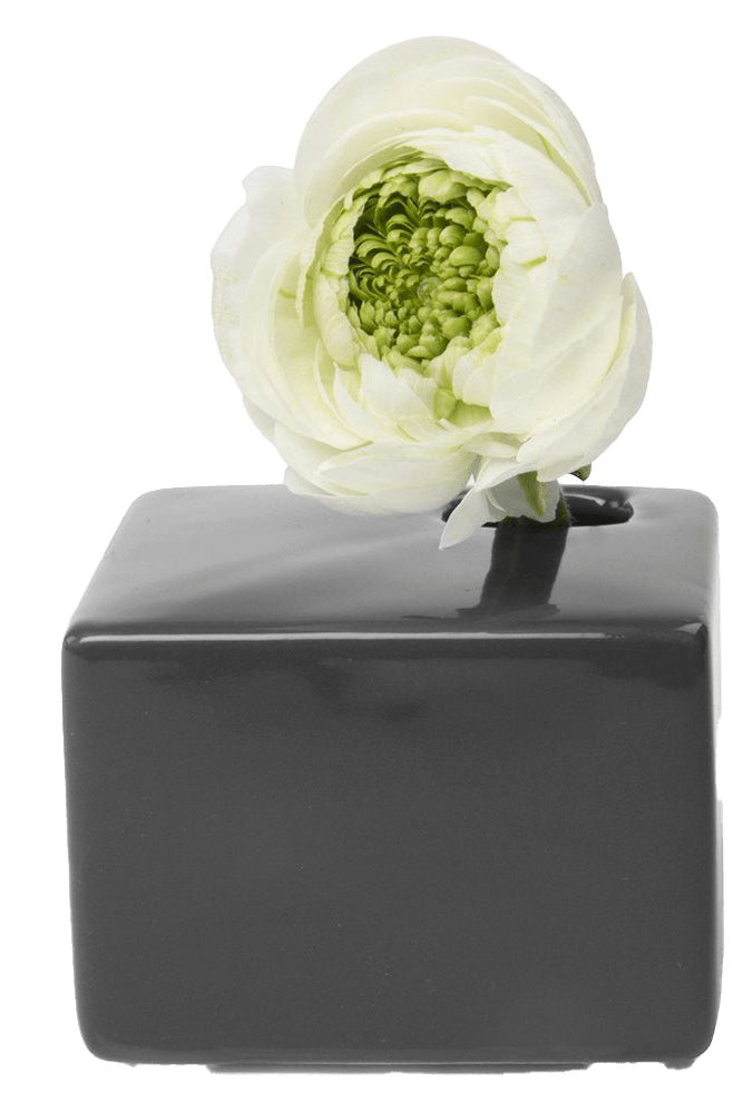 Cube Ceramic Flower Vase - Chive Ceramics Studio - Vases - Chive US