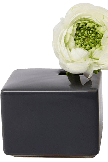 Cube Ceramic Flower Vase - Chive Ceramics Studio - Vases - Chive US