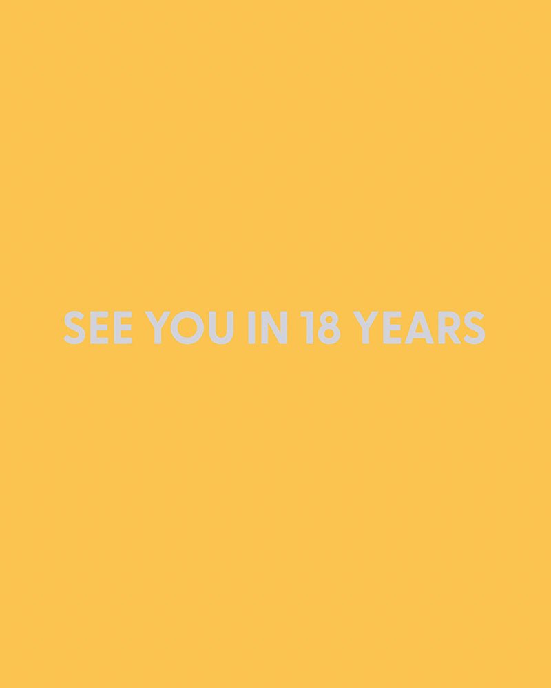 See you in 18 years. - Greeting Card - Chive Ceramics Studio - Cards - Chive Ceramics Studio