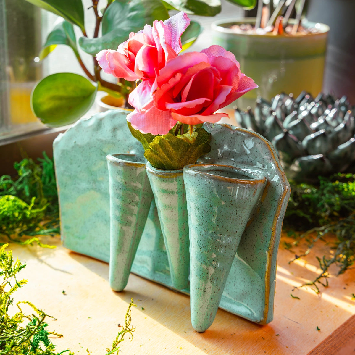 Green - Lotus - handmade by Chive Studio Toronto