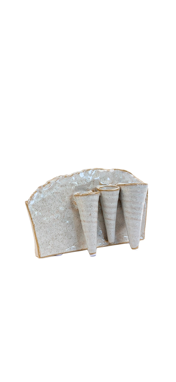 White - Lotus - handmade by Chive Studio Toronto