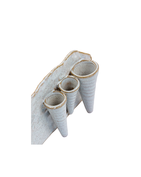 White - Lotus - handmade by Chive Studio Toronto