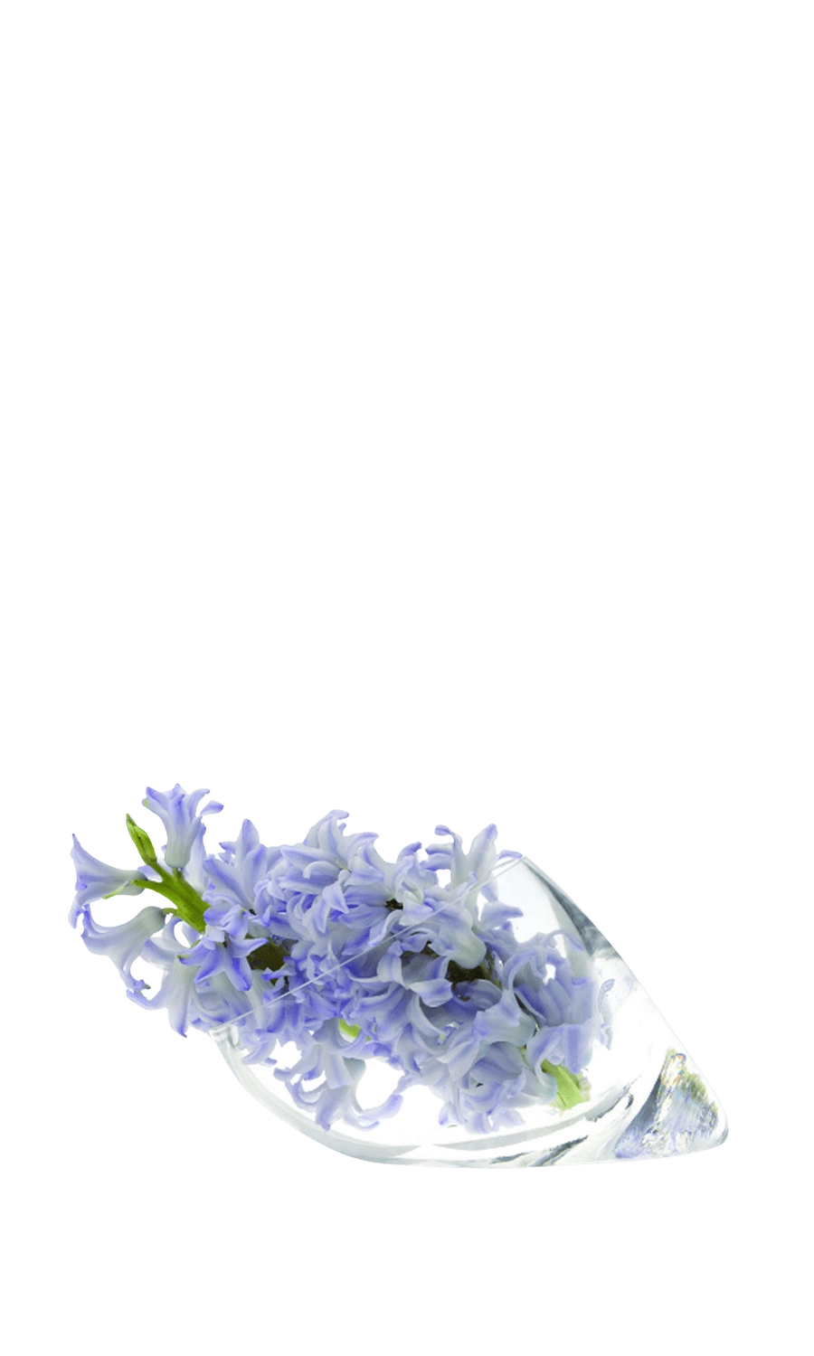 Clear Glass Modern Flower Vase - Lot - handmade by Chive Studio Toronto