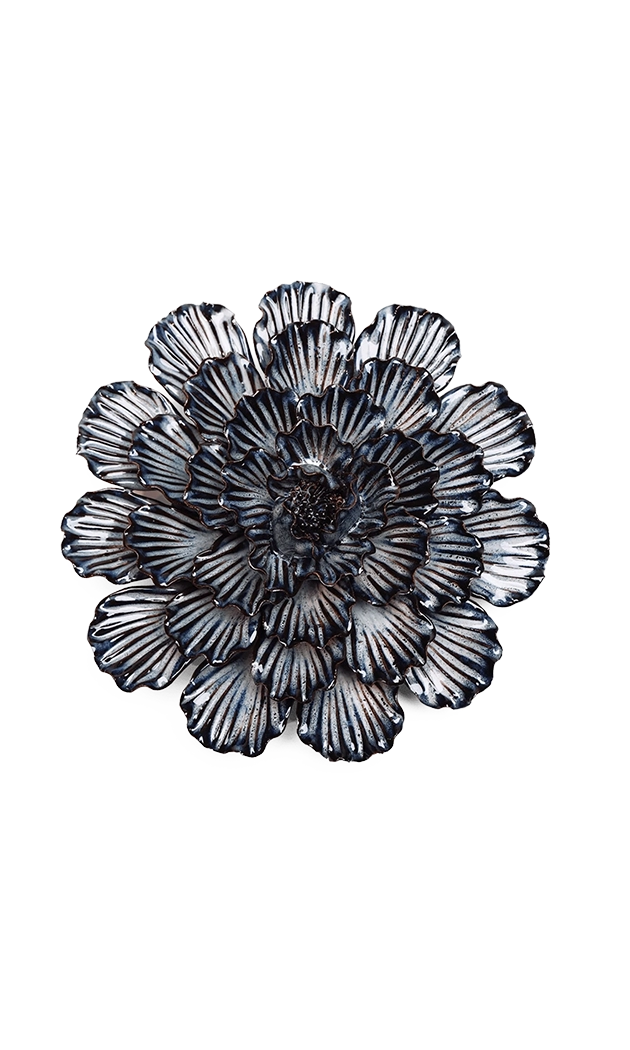 Navy - Dinner Plate Dahlia - handmade by Chive Studio Toronto