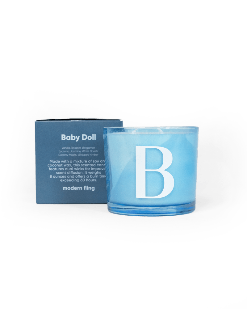 Baby Doll - Coconut & Soy Wax Blend Candle - Chive Ceramics Studio - Candles - Chive Ceramics Studio