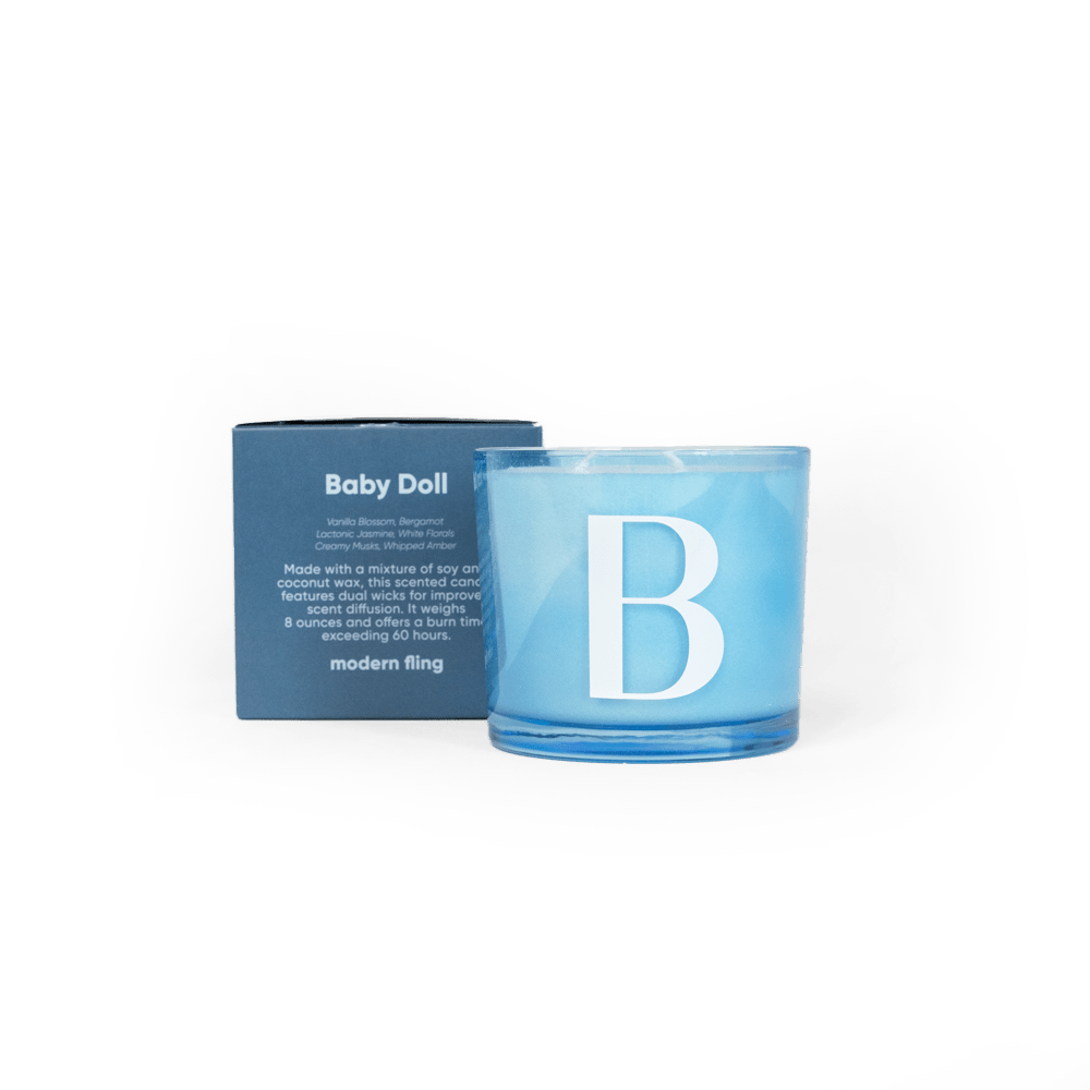 Baby Doll - Coconut & Soy Wax Blend Candle - Chive Ceramics Studio - Candles - Chive Ceramics Studio