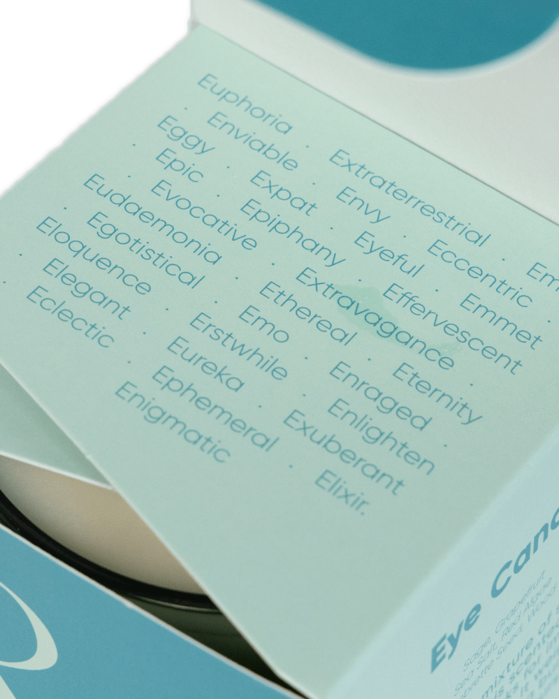 Eye Candy - Coconut & Soy Wax Blend Candle - Chive Ceramics Studio - Candles - Chive Ceramics Studio