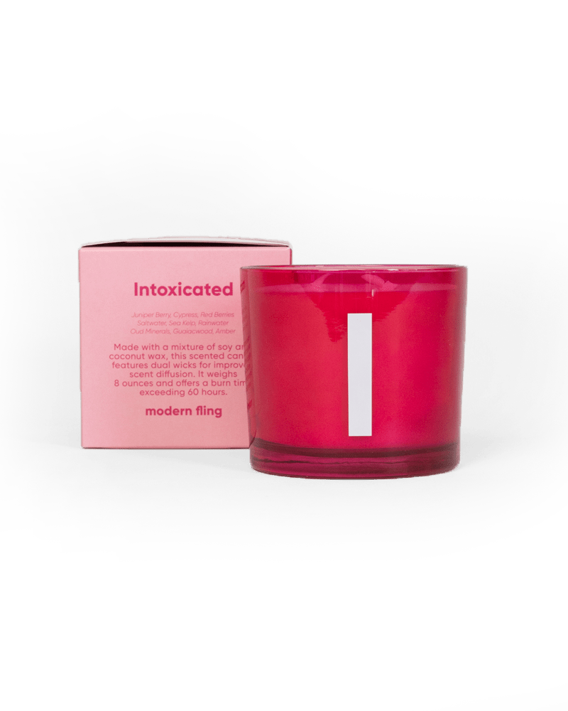 Intoxicated - Coconut & Soy Wax Blend Candle - Chive Ceramics Studio - Candles - Chive Ceramics Studio