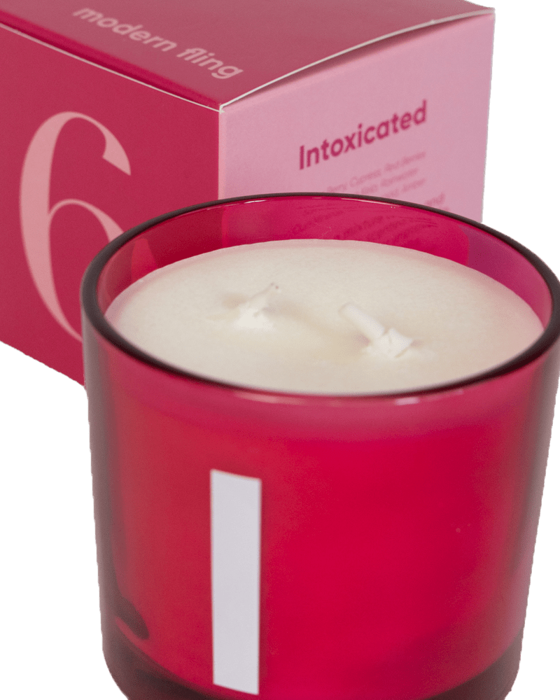 Intoxicated - Coconut & Soy Wax Blend Candle - Chive Ceramics Studio - Candles - Chive Ceramics Studio