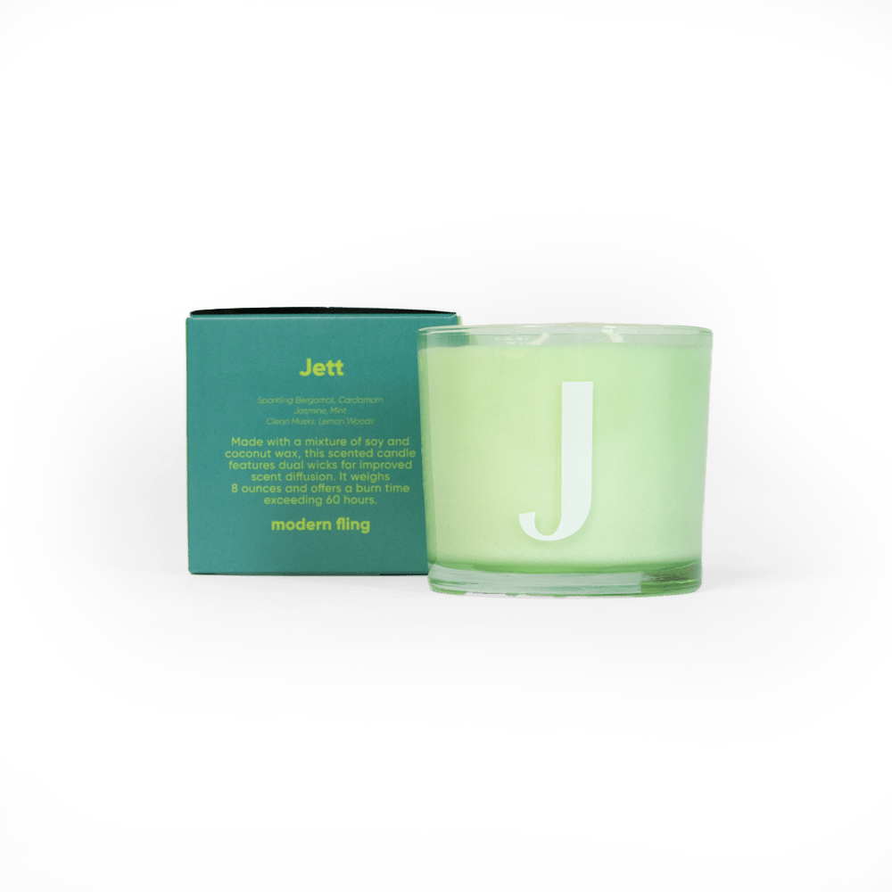 Jett - Coconut & Soy Wax Blend Candle - Chive Ceramics Studio - Candles - Chive Ceramics Studio