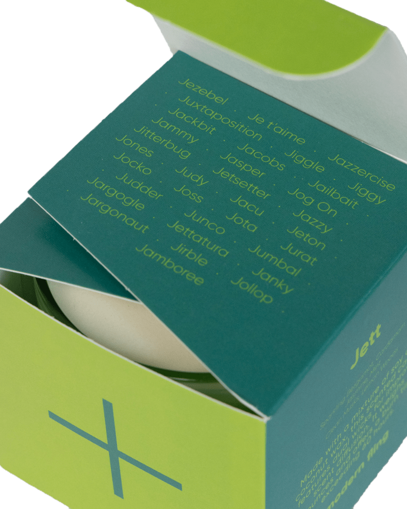 Jett - Coconut & Soy Wax Blend Candle - Chive Ceramics Studio - Candles - Chive Ceramics Studio