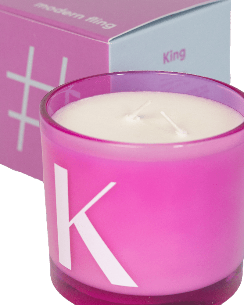 King - Coconut & Soy Wax Blend Candle - Chive Ceramics Studio - Candles - Chive Ceramics Studio