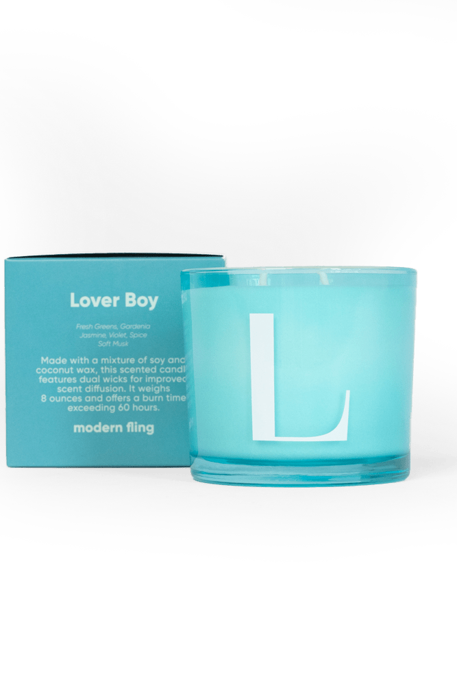 Lover Boy - Coconut & Soy Wax Blend Candle - Chive Ceramics Studio - Candles - Chive Ceramics Studio
