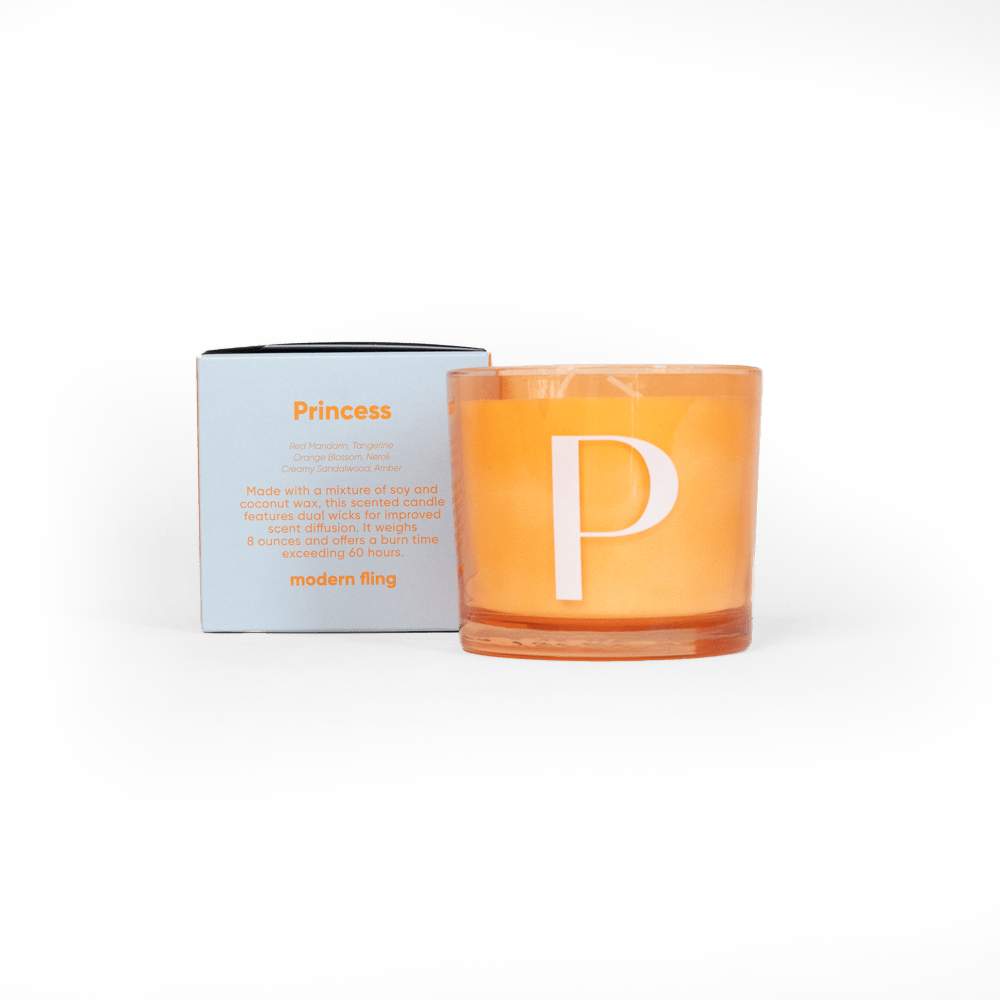 Princess - Coconut & Soy Wax Blend Candle - Chive Ceramics Studio - Candles - Chive Ceramics Studio