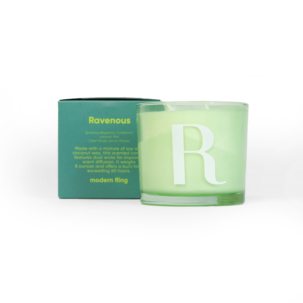 Ravenous - Coconut & Soy Wax Blend Candle - Chive Ceramics Studio - Candles - Chive Ceramics Studio