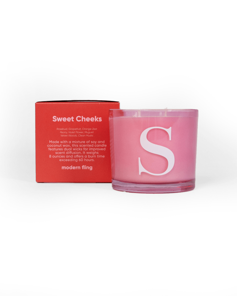 Sweet Cheeks - Coconut & Soy Wax Blend Candle - Chive Ceramics Studio - Candles - Chive Ceramics Studio