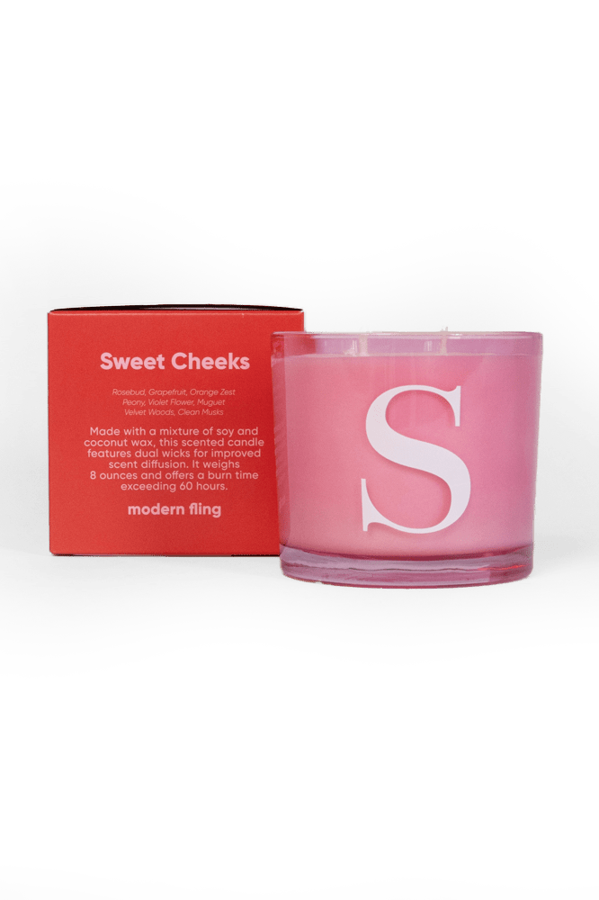 Sweet Cheeks - Coconut & Soy Wax Blend Candle - Chive Ceramics Studio - Candles - Chive Ceramics Studio