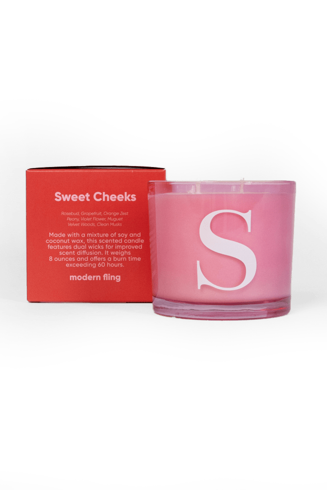Sweet Cheeks - Coconut & Soy Wax Blend Candle - Chive Ceramics Studio - Candles - Chive Ceramics Studio