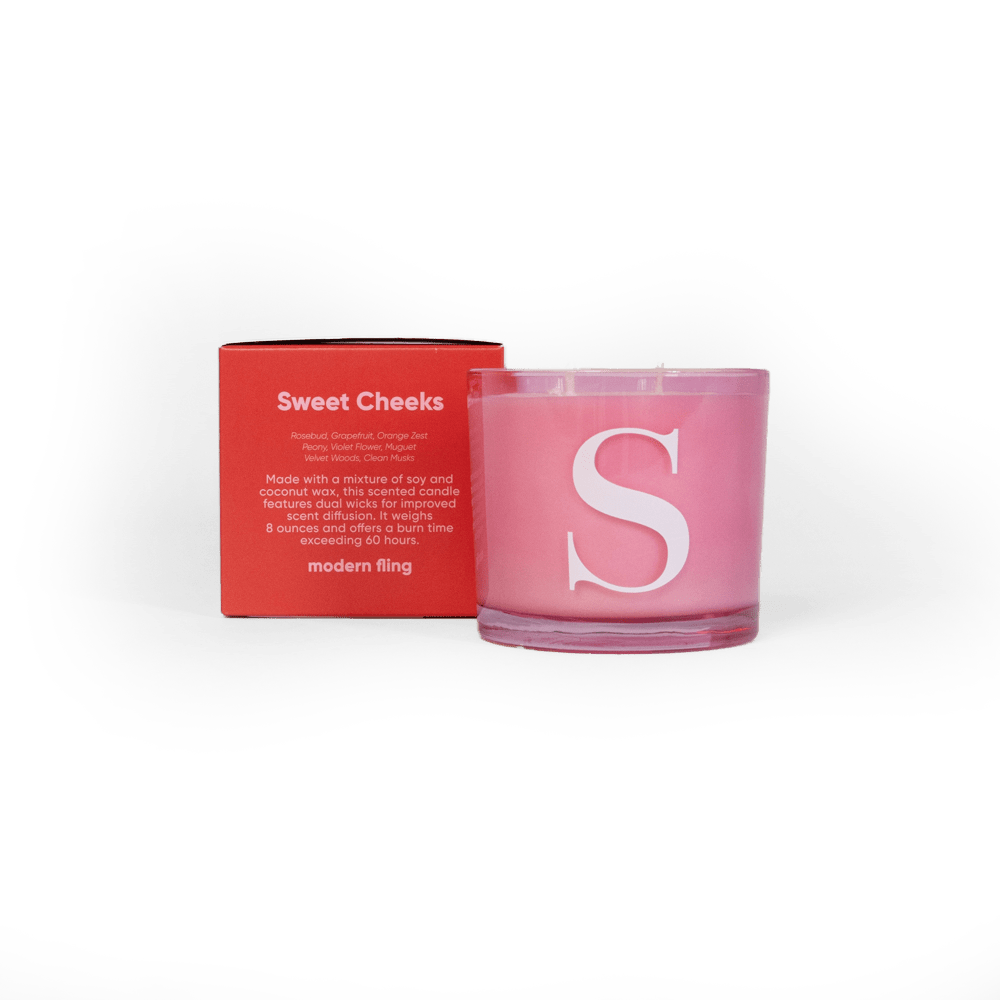 Sweet Cheeks - Coconut & Soy Wax Blend Candle - Chive Ceramics Studio - Candles - Chive Ceramics Studio