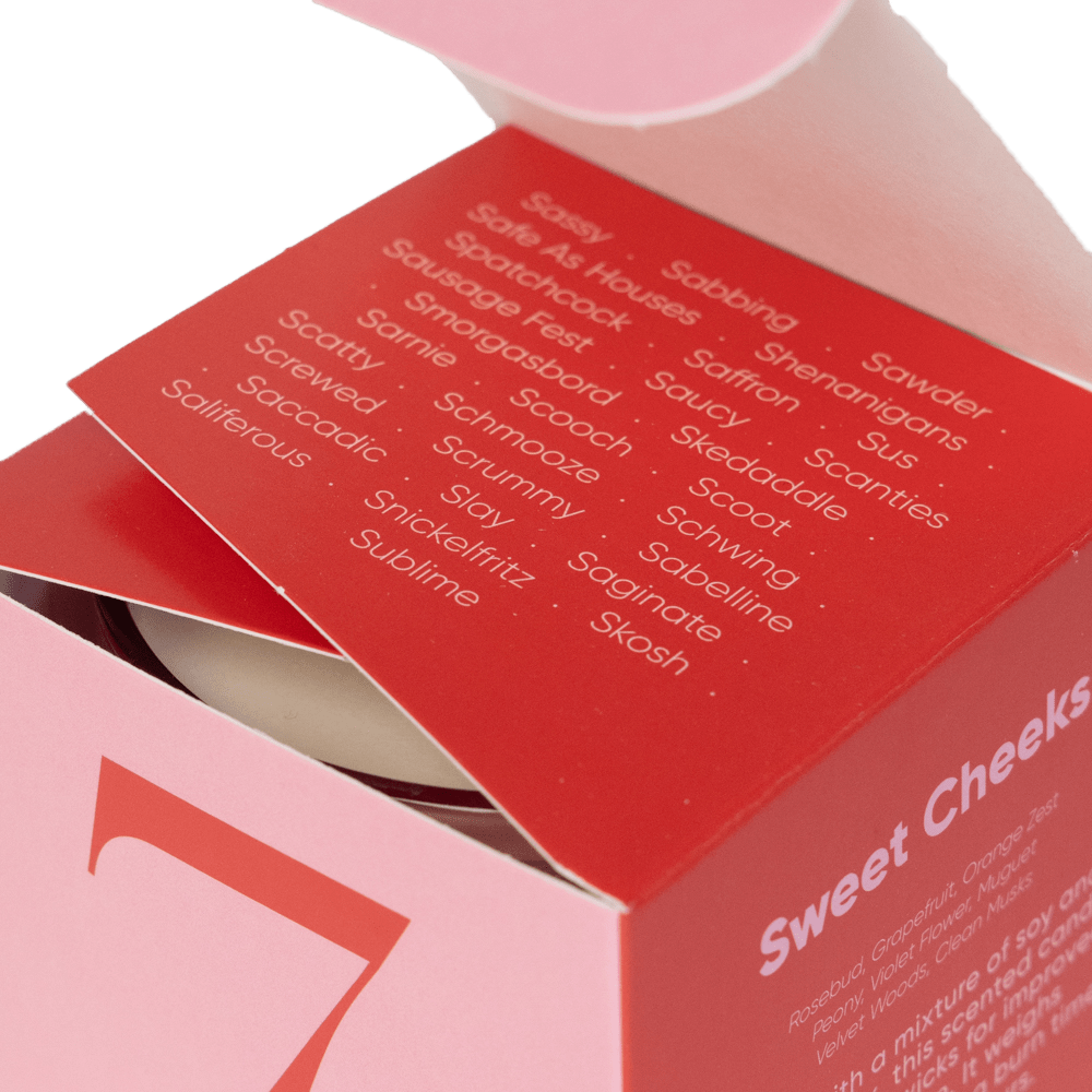 Sweet Cheeks - Coconut & Soy Wax Blend Candle - Chive Ceramics Studio - Candles - Chive Ceramics Studio