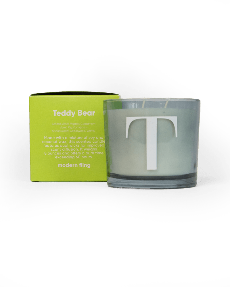 Teddy Bear - Coconut & Soy Wax Blend Candle - Chive Ceramics Studio - Candles - Chive Ceramics Studio