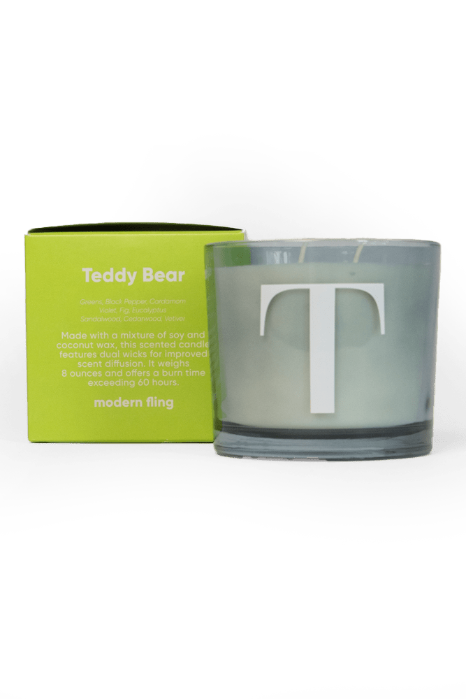 Teddy Bear - Coconut & Soy Wax Blend Candle - Chive Ceramics Studio - Candles - Chive Ceramics Studio