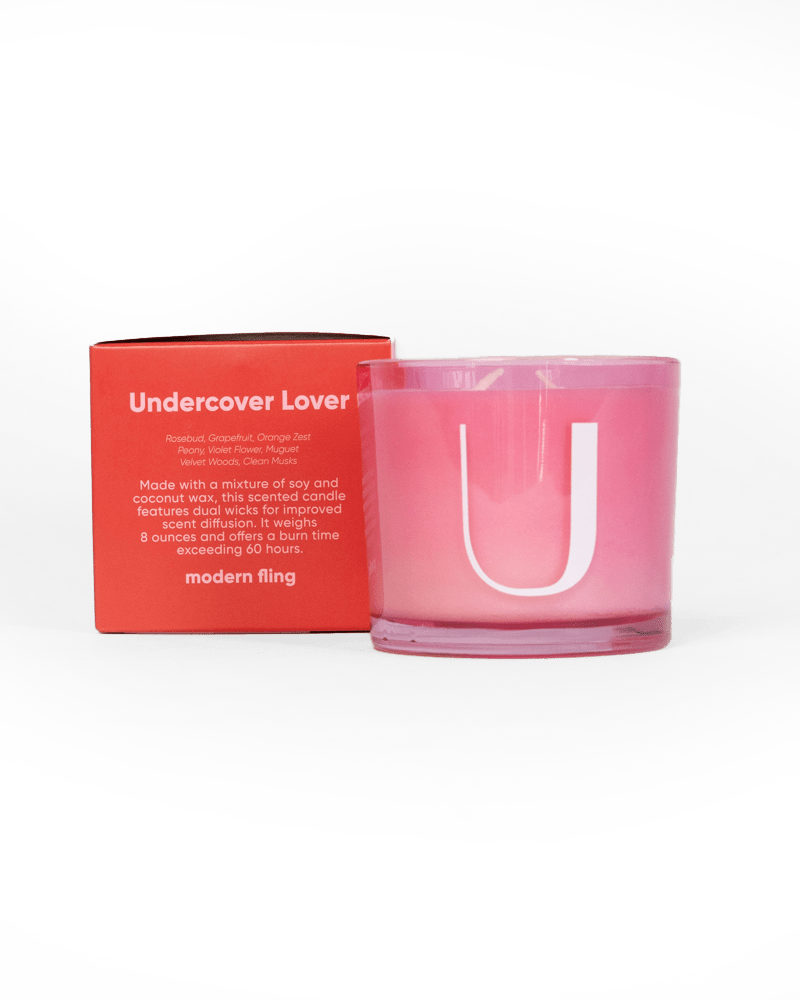 Undercover Lover - Coconut & Soy Wax Blend Candle - Chive Ceramics Studio - Candles - Chive Ceramics Studio