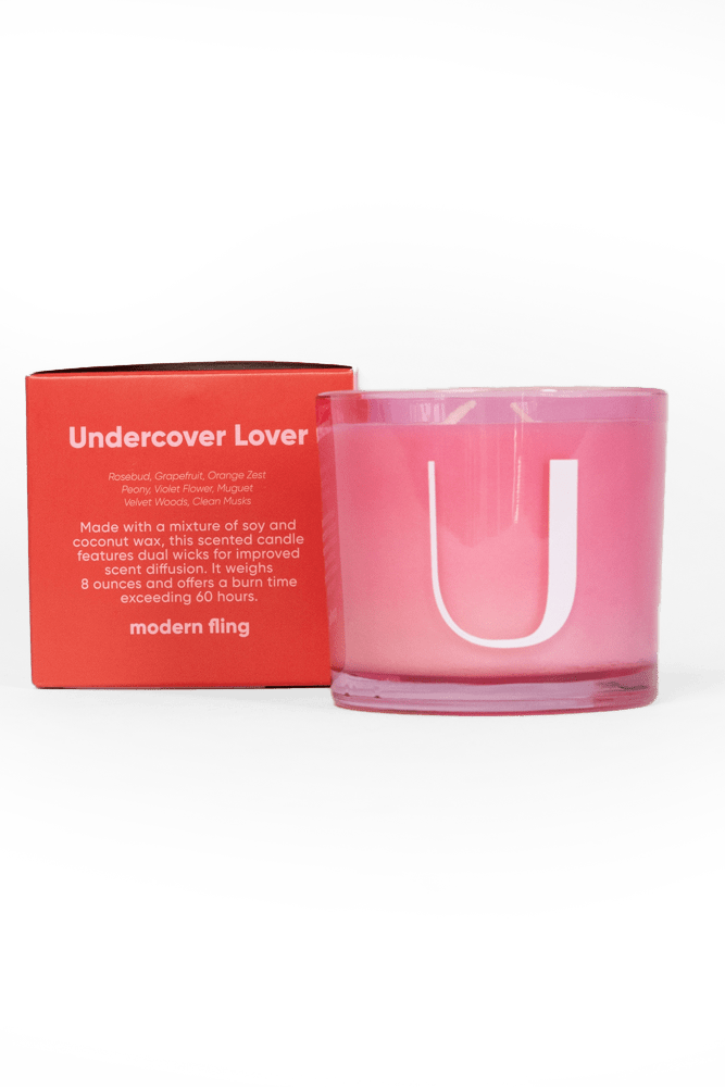 Undercover Lover - Coconut & Soy Wax Blend Candle - Chive Ceramics Studio - Candles - Chive Ceramics Studio
