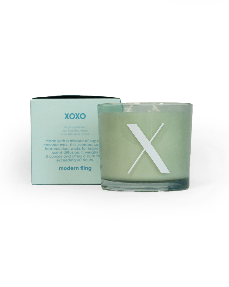 XOXO - Coconut & Soy Wax Blend Candle - Chive Ceramics Studio - Candles - Chive Ceramics Studio