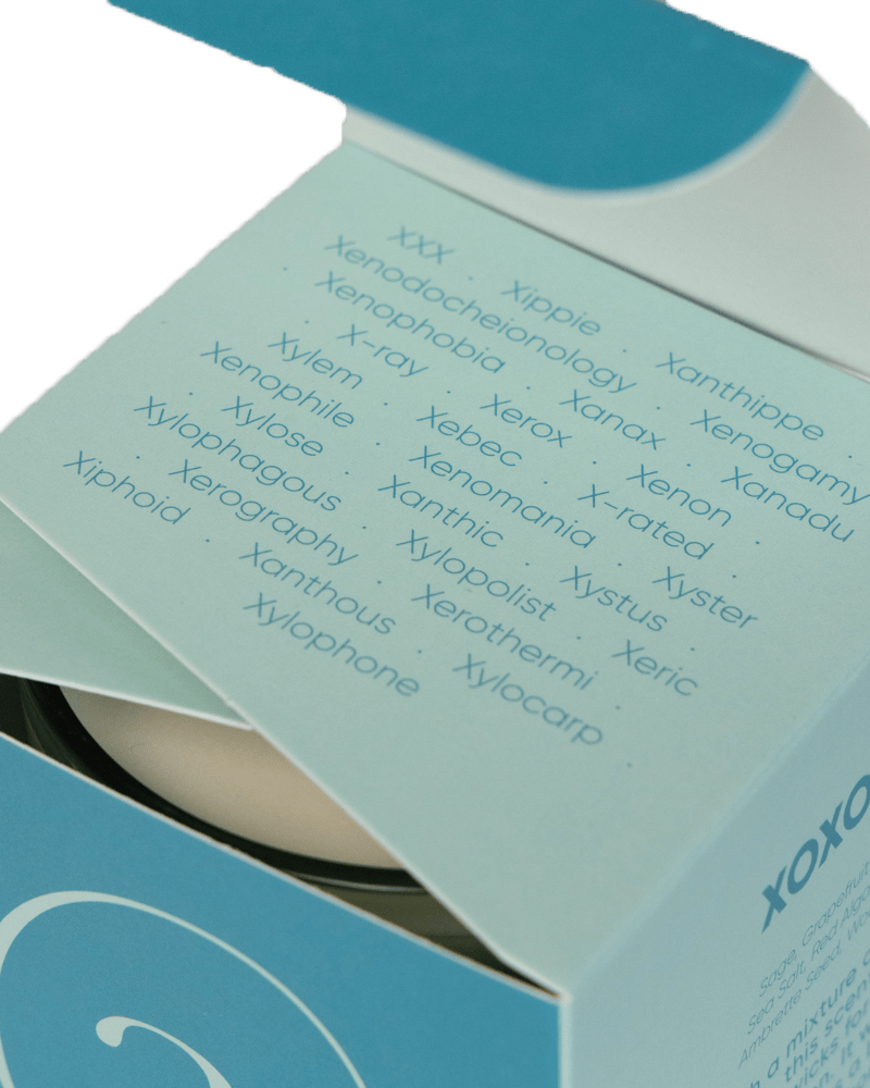 XOXO - Coconut & Soy Wax Blend Candle - Chive Ceramics Studio - Candles - Chive Ceramics Studio