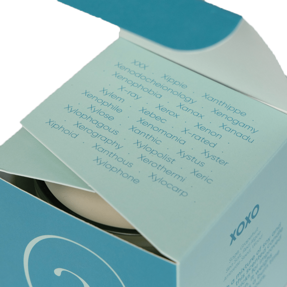 XOXO - Coconut & Soy Wax Blend Candle - Chive Ceramics Studio - Candles - Chive Ceramics Studio